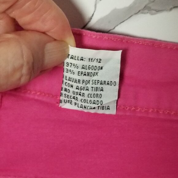 Bright Pink Shorts by Nell Jeans w/Button & Zipper Closure and Front Pockets - Picture 8 of 8
